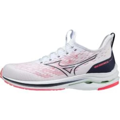 Mizuno Wave Rider Neo 2 Dameshardloopschoenen - Indigo White / Peacoat / Diva Pink