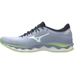 Mizuno Wave Sky 5 Hardloopschoenen Dames - Heather / White / Neo Lime