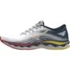 Mizuno Wave Sky 6 Hardloopschoenen Dames - White / Hibiscus / Buttercup