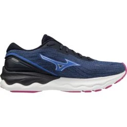 Mizuno Wave Skyrise 3 Hardloopschoenen Dames - Amparo Blue / Silver / Festival Fuchsia -Mode Schoenen mizuno wave skyrise 3 womens running shoes amparo blue silver festival fuchsia 3 1236248