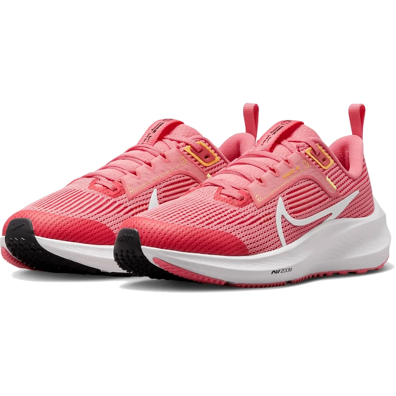 Nike Air Zoom Pegasus 40 Hardloopschoenen Kinderen - Coral Chalk/white-citron Pulse-sea Coral DX2498-600 4 Nike Air Zoom Pegasus 40 Hardloopschoenen Kinderen - Coral Chalk/white-citron Pulse-sea Coral DX2498-600 - Afbeelding 4