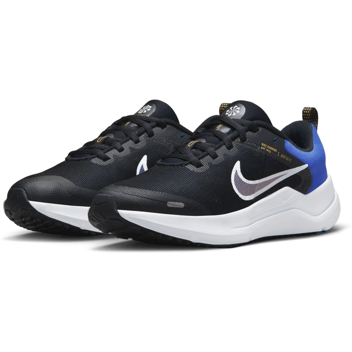 Nike Downshifter 12 Hardloopschoenen Kinderen - Black/white-racer Blue-laser Orange DM4194-006 3 Nike Downshifter 12 Hardloopschoenen Kinderen - Black/white-racer Blue-laser Orange DM4194-006 - Afbeelding 3