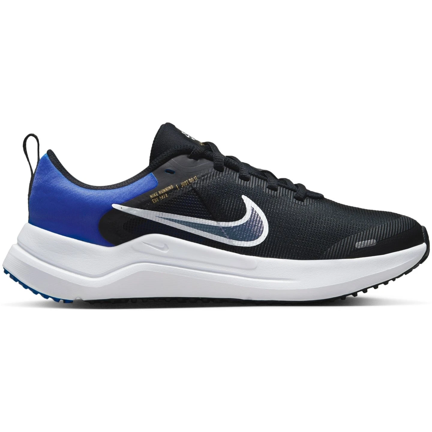 Nike Downshifter 12 Hardloopschoenen Kinderen - Black/white-racer Blue-laser Orange DM4194-006 1 Nike Downshifter 12 Hardloopschoenen Kinderen - Black/white-racer Blue-laser Orange DM4194-006