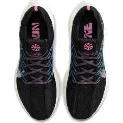 Nike Pegasus Turbo Flyknit Next Nature Hardloopschoenen Dames - Black/white-anthracite-noise Aqua DM3414-004 -Mode Schoenen nike pegasus turbo flyknit next nature womens road running shoe black white anthracite noise aqua dm3414 004 5 1423417