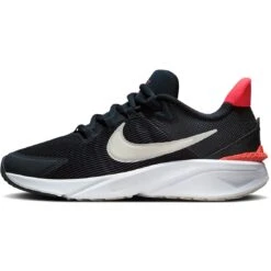 Nike Star Runner 4 Schoenen Voor Kinderen - Dark Obsidian/bright Crimson/summit White/phantom DX7615-401