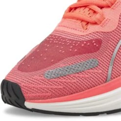 Puma Run XX Nitro Hardloopschoenen Dames - Sunset Glow-Puma Black-Metallic Silver -Mode Schoenen puma run xx nitro womens running shoes sunset glow puma black metallic silver 7 1235315