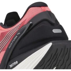 Puma Run XX Nitro Hardloopschoenen Dames - Sunset Glow-Puma Black-Metallic Silver -Mode Schoenen puma run xx nitro womens running shoes sunset glow puma black metallic silver 9 1235317