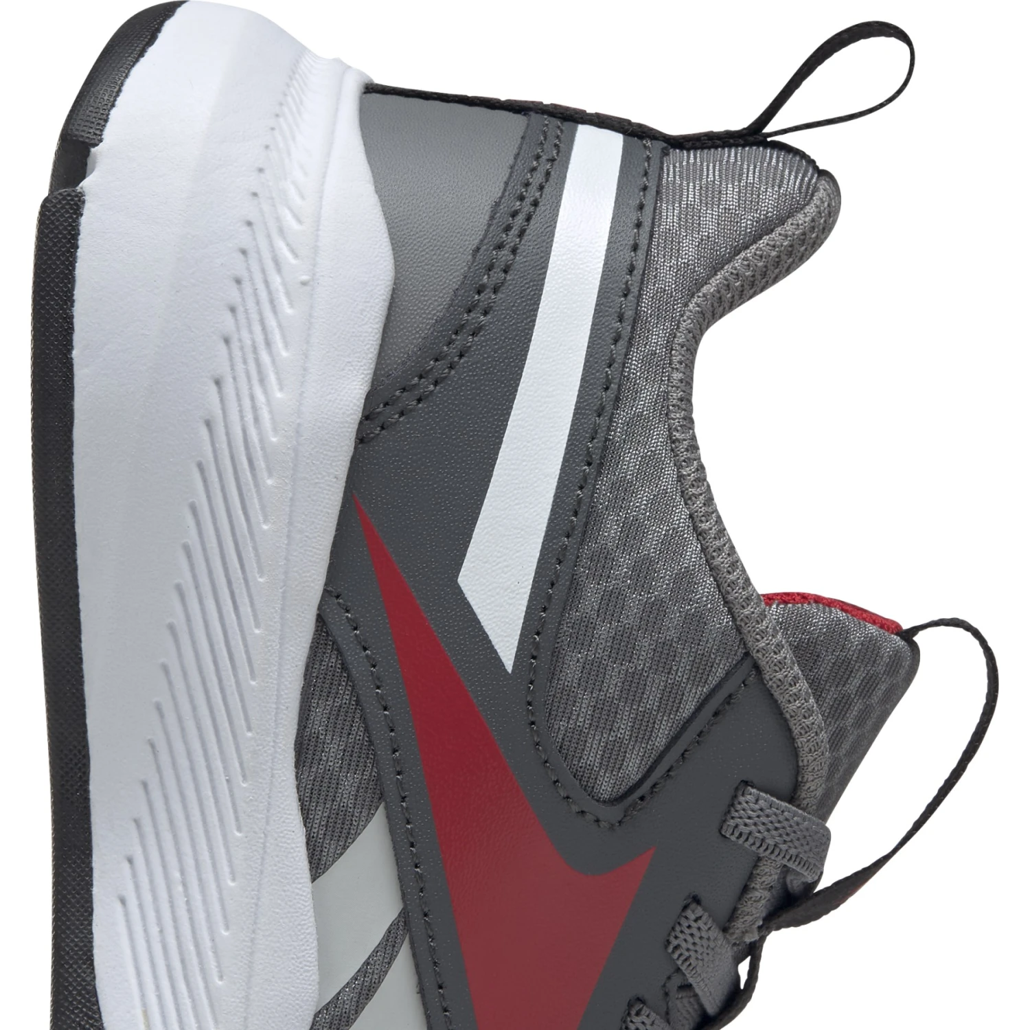 Reebok XT Sprinter 2.0 Alternate Kids Running Shoes - Pure Grey 6/pure Grey 7/vector Red 8 Reebok XT Sprinter 2.0 Alternate Kids Running Shoes - Pure Grey 6/pure Grey 7/vector Red - Afbeelding 8