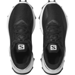 Salomon Alphacross Blast Junior Trail Running Shoes Kids - Black/white/black -Mode Schoenen salomon alphacross blast junior trail running shoe black wht black 02 844842
