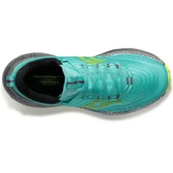 Saucony Endorphin Trail Women's Trail Running Shoes - Cool Mint/acid -Mode Schoenen saucony endorphin trail women s cool mint acid 3 1182510