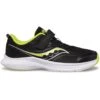 Saucony Kinvara 13 A/C Boy's Running Shoes - Black/lime