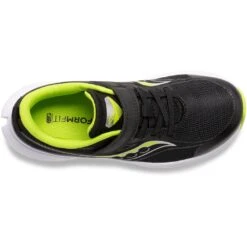 Saucony Kinvara 13 A/C Boy's Running Shoes - Black/lime -Mode Schoenen saucony kinvara 13 a c boy s running shoes black lime 4 1126812
