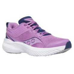 Saucony Kinvara 14 Ltt Meisjes Hardloopschoenen - Grape/indigo -Mode Schoenen saucony kinvara 14 ltt shoes girls grape indigo 2 1499028