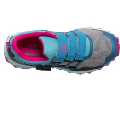 Saucony Peregrine 12 Shield Boa Meisjes Hardloopschoenen - Turq/pink -Mode Schoenen saucony peregrine 12 shield boa girls running shoes turq pink 4 1499365