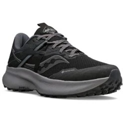 Saucony Ride 15 TR GTX Trail Shoes Women - Black/charcoal -Mode Schoenen saucony ride 15 tr gtx trail shoes women black charcoal 5 1376187