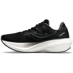 Saucony Triumph 20 Men Road Shoe - Black/white -Mode Schoenen saucony triumph 20 men road shoe black white 4 1228674
