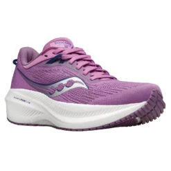 Saucony Triumph 21 Dames Hardloopschoenen - Grape/indigo -Mode Schoenen saucony triumph 21 running shoes women grape indigo 1 1500572