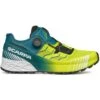 Scarpa Ribelle Run Kalibra HT Trail Running Schoenen - Lime Green/deep Lagoon