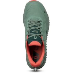 SCOTT Supertrac 3 GTX Dames Hardloopschoenen - Frost Green/coral Pink -Mode Schoenen scott supertrac 3 gtx womens running shoes frost green coral pink 2 1411094