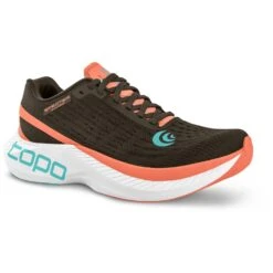 Topo Athletic Specter Dames Hardloopschoenen - Espresso/peach
